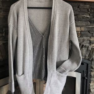 RARE Knit LULULEMON Sweater with built in vest